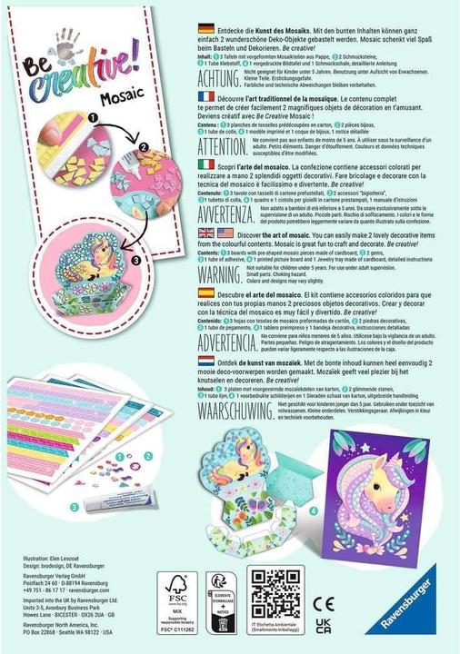 Produktbild Ravensburger Mosaic Unicorn