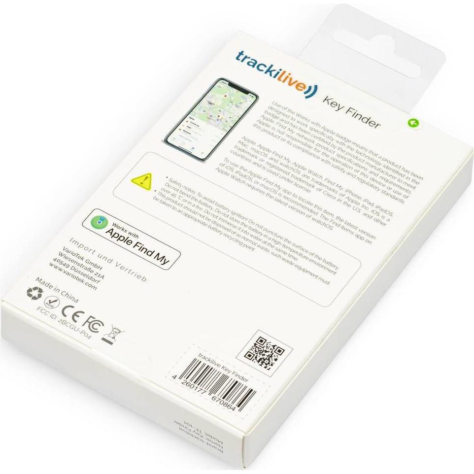 Thumbnail - Trackilive Keyfinder TF-101 (iOS), Tracker, Schwarz