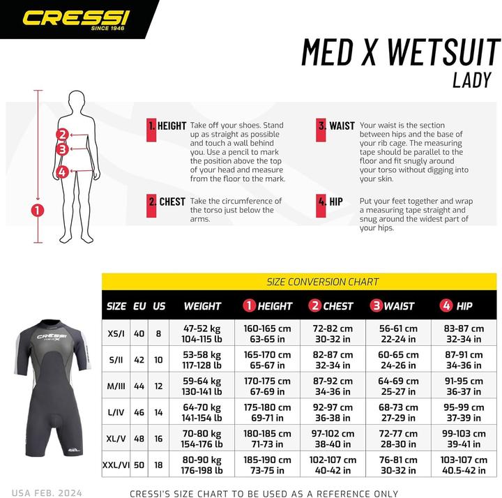 Actual product image Cressi Med X Lady Shorty Wetsuit (M)