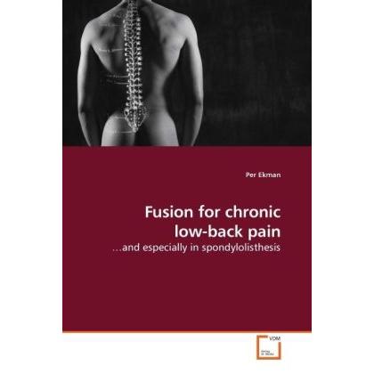 Fusion for chronic low-back pain, Fachbücher