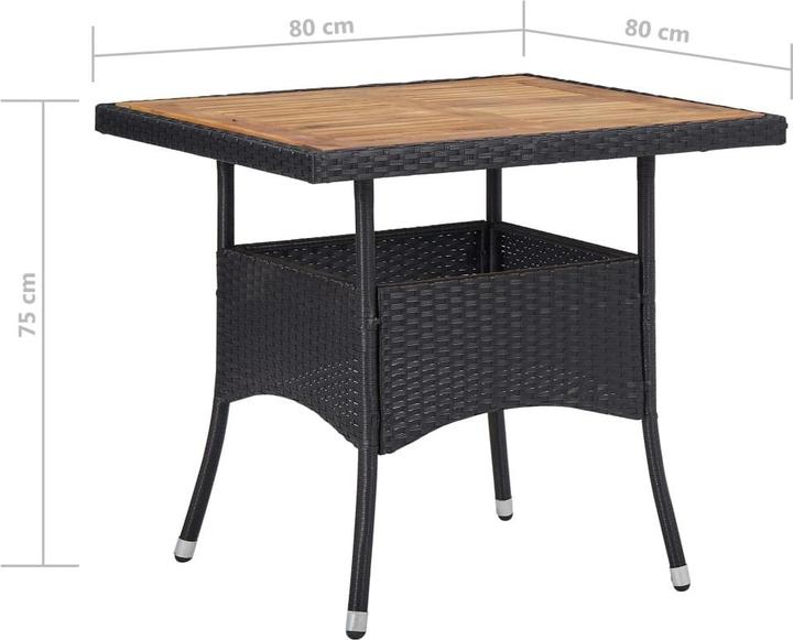 Image du produit vidaXL Gartenmöbel-Set (80 x 80 x 75 cm)