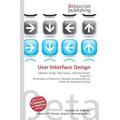 User Interface Design, Fachbücher von Lambert M. Surhone, Miriam T. Timpledon, Susan F. Marseken
