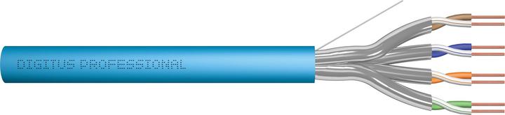 Produktbild Digitus Cat.6A INSTALLATIONSKABEL U/FTP B2ca AWG 23/1 LSOH 100m blau Trommel (U/FTP, CAT6a, 100 m)