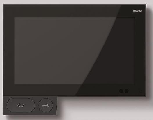 Produktbild Siedle A 180-10 S Axiom z.Wandmontage Schwarzgrau (Ethernet, WLAN)