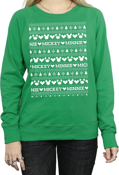 Produktbild Disney Mickey And Minnie Christmas Fair Isle Sweatshirt (M)