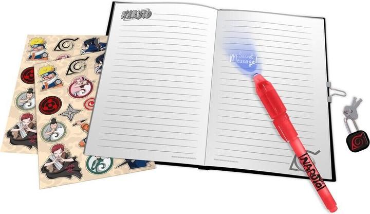 Immagine prodotto Dungeons & Dragons Naruto Tagebuch Set mit Schloss (Righe, Copertina rigida)