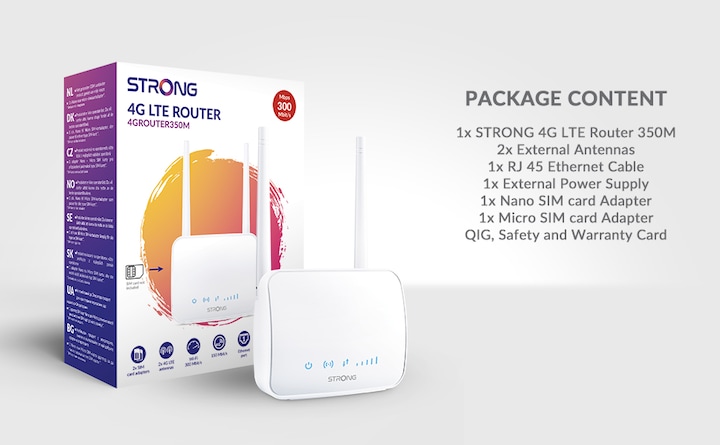 Actual product image Strong 4G LTE 350M WLAN Router