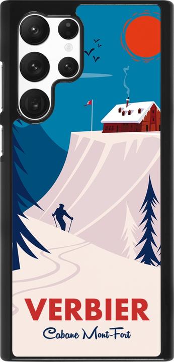 Actual product image PhoneLook Coque Verbier Cabane Mont-Fort (Samsung Galaxy S22 Ultra)