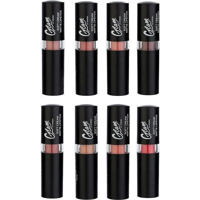 Thumbnail - Glam Of Sweden, Lippenstift + Lipgloss, Soft Matte Cream (08 Nude)