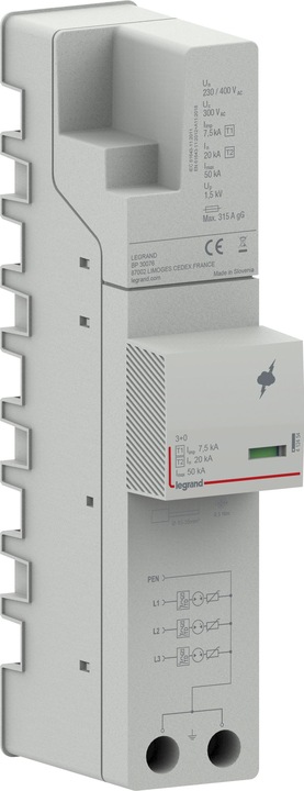Produktbild Legrand Kombiableiter SPD DEUTCH BUSBAR