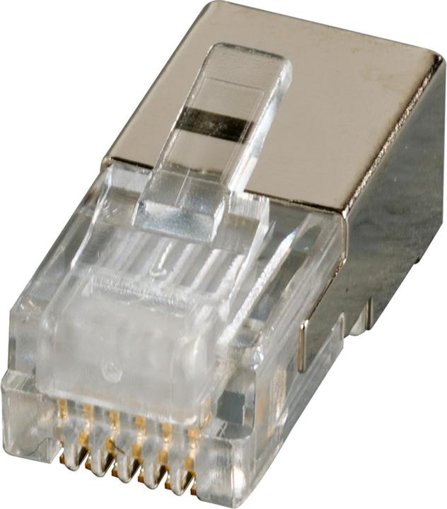 Produktbild EFB Elektronik Modular-Stecker RJ12 STP, E-MO 6/6G, 100 Stück (Netzwerkkabel Stecker)