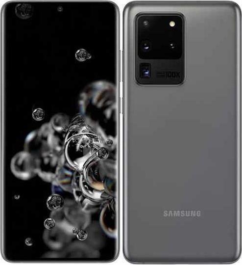 Image du produit Samsung Galaxy S20 Ultra - Téléphone portable - 40 MP 128 Go - Gris (128 Go, Cosmic grey, 6.90", Double SIM hybride + eSIM, 108 Mpx, 5G)
