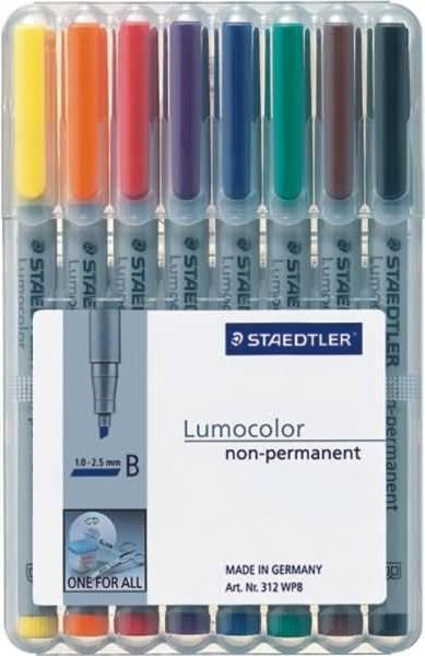 Actual product image Staedtler Lumocolor non-permanent (8x)