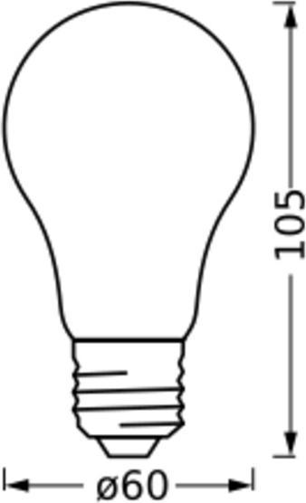 Immagine prodotto Ledvance SMART+ MATTER FILAMENT CLASSIC A MULTICOLOR 4.8W 827...865 Multicolore E27 (E27, 470 lm, 1 x)