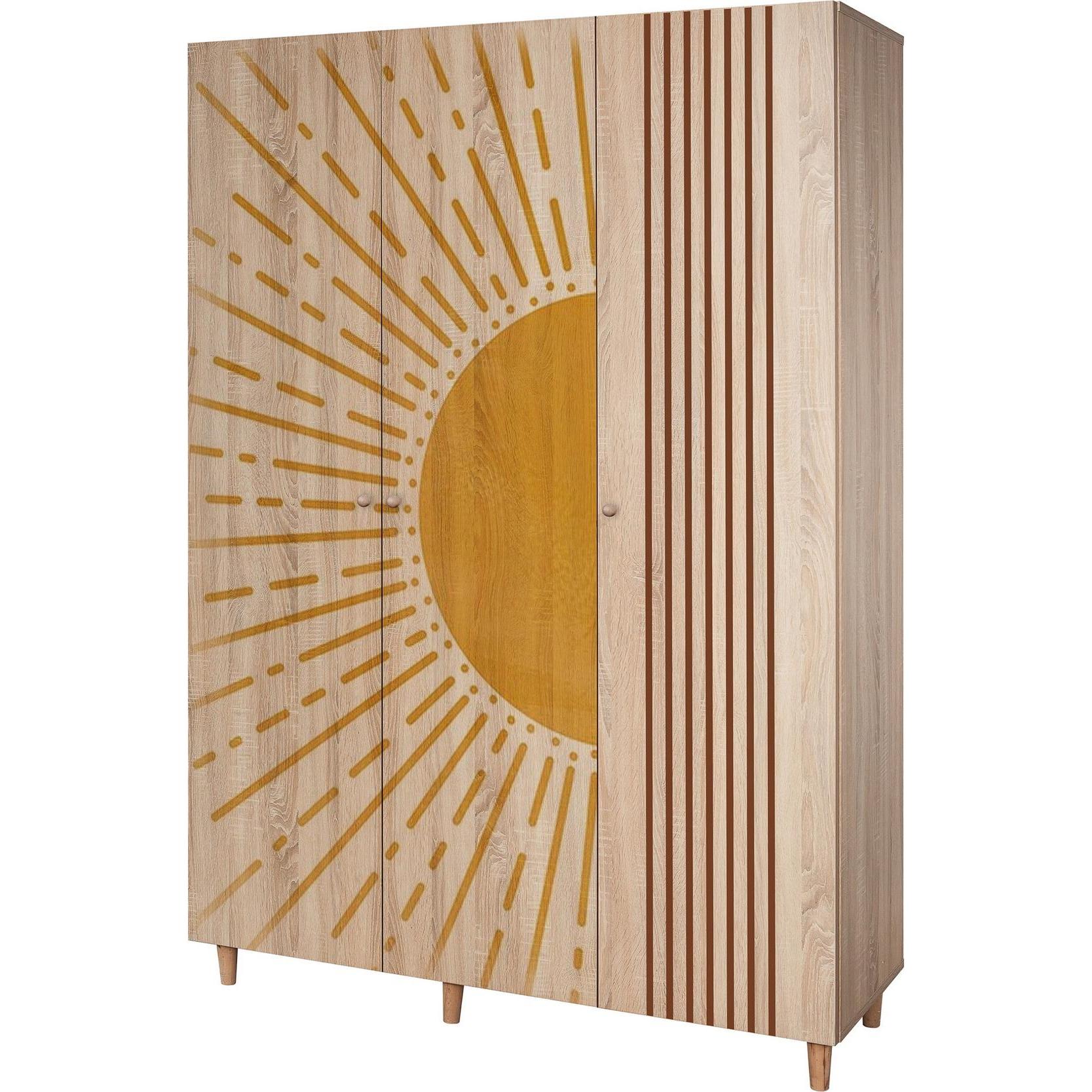 Thumbnail - Homitis, Kleiderschrank, Lena (135 x 192 x 52 cm)