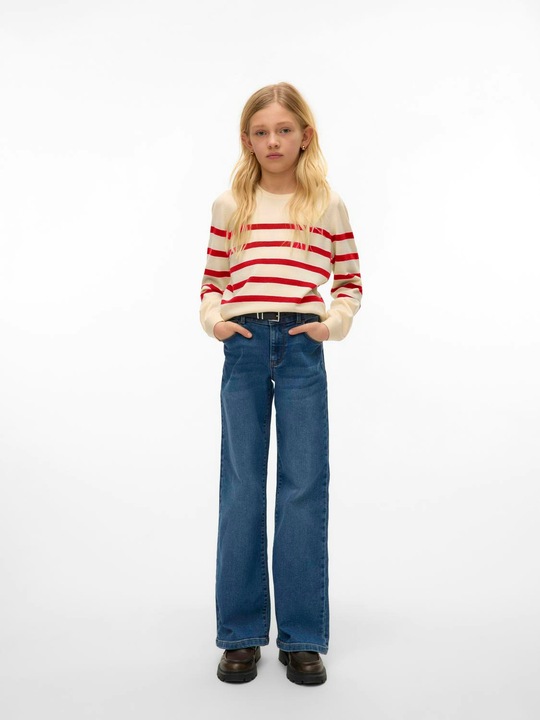 Actual product image Vero Moda Vmsaba Plain Ls O-Nk Pullov Ga Girl Noos (122)