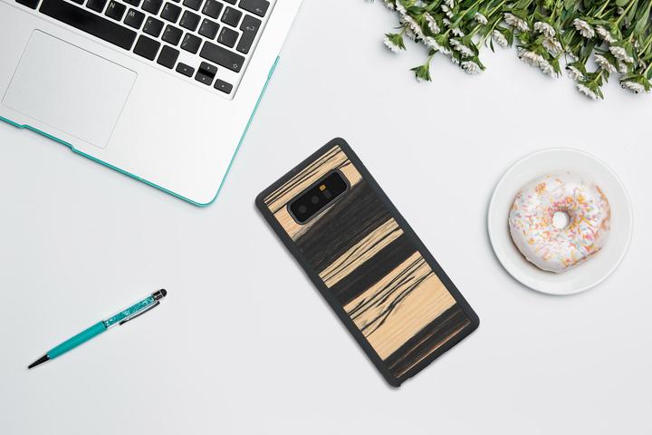 Produktbild Man&Wood SmartPhone case Galaxy Note 8 white ebony black (Samsung Galaxy Note 8)