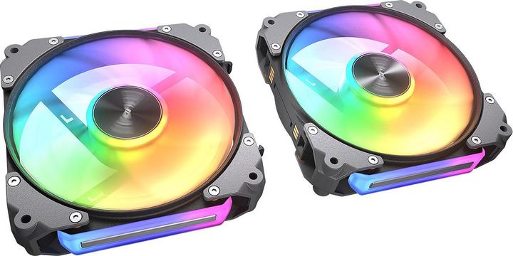 Actual product image Cougar Lot de 3 Ventilateurs de boitier Apolar RGB - 12cm (Noir) (120 mm, 3x)