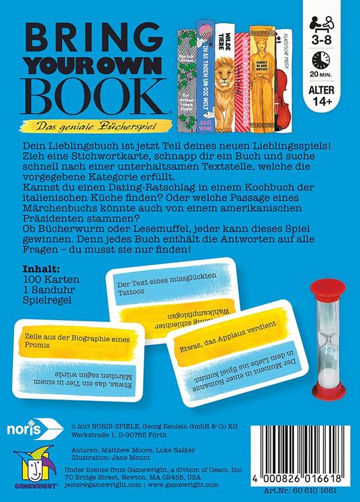 Produktbild Noris Bring your own book (Deutsch, 3 - 6 Spieler)