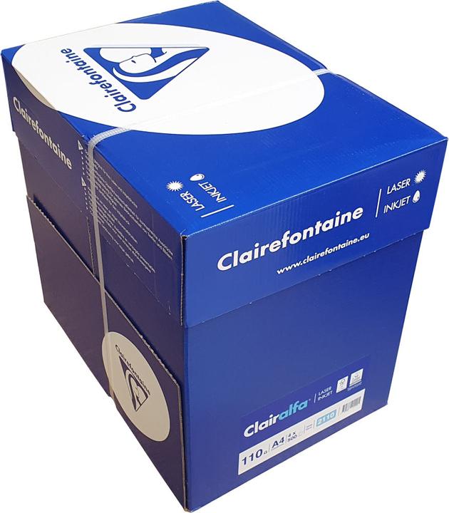 Produktbild Clairefontaine Box A4 Kopierpapier 110 Gramm Clairalfa (A4, 2000 Blätter, 110 g/m²)