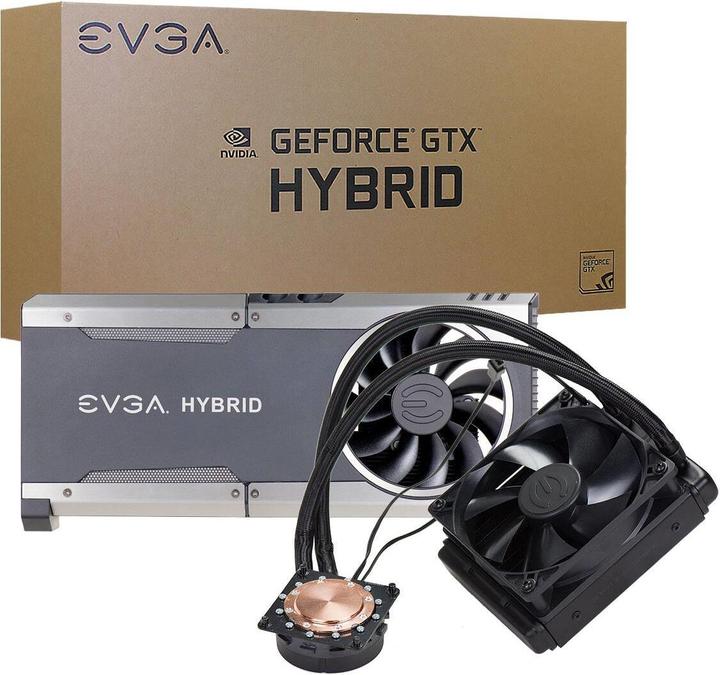 Produktbild EVGA Hybrid Wasserkühlung für GeForce GTX 1070/80 FTW