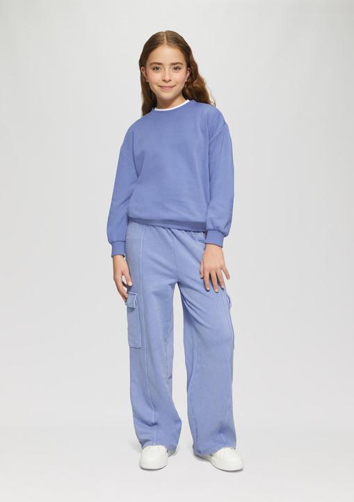 Produktbild s.Oliver Sweatshirt Oversized-Sweatshirt mit Rückenprint (146, 152)