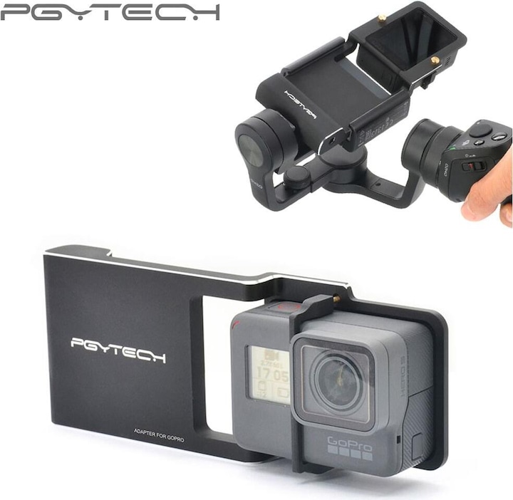 Image du produit Pgytech Adaptateur de montage pour ordinateur de poche GoPro (Héros 3, Héros 3+, Héros 4, héros 5)