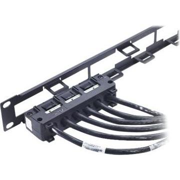 Thumbnail - APC Data Distrbution Kabel CAT6 UTP CMR 6XRJ-45 schwarz 9FT 2.7M, USV Zubehör