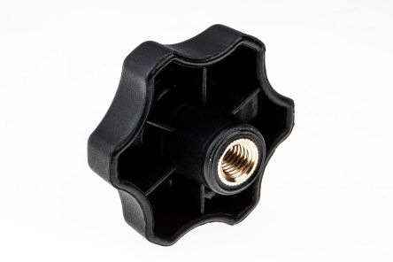Actual product image Rs Pro Nylon through hole scallop knob,M10 (10 pcs.)