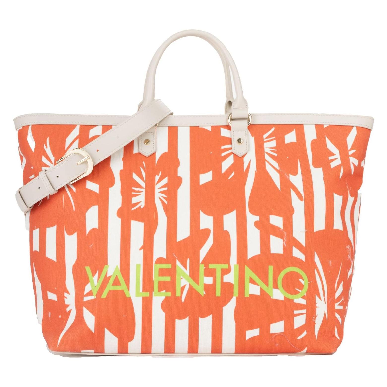 Valentino, Damen, Tasche, Kore Shopping Bag, Orange, Mehrfarbig