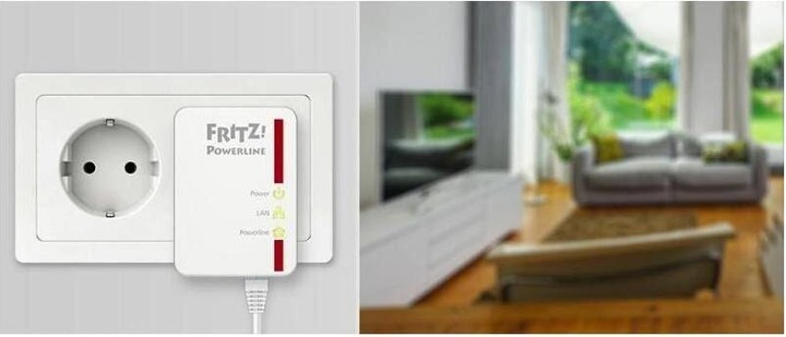 Produktbild AVM FRITZ!Powerline 510E Set, 2 Adapter (500 Mbit/s)