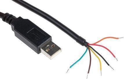 Produktbild FTDI Chip USB-TTL serial cable, 3.3V/250mA output