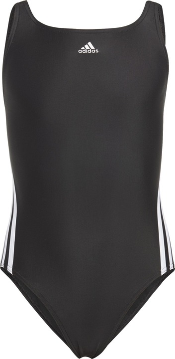 Produktbild adidas 3-Stripes, Badeanzug, Schwarz-Weiss, 910A, Mädchen (140)