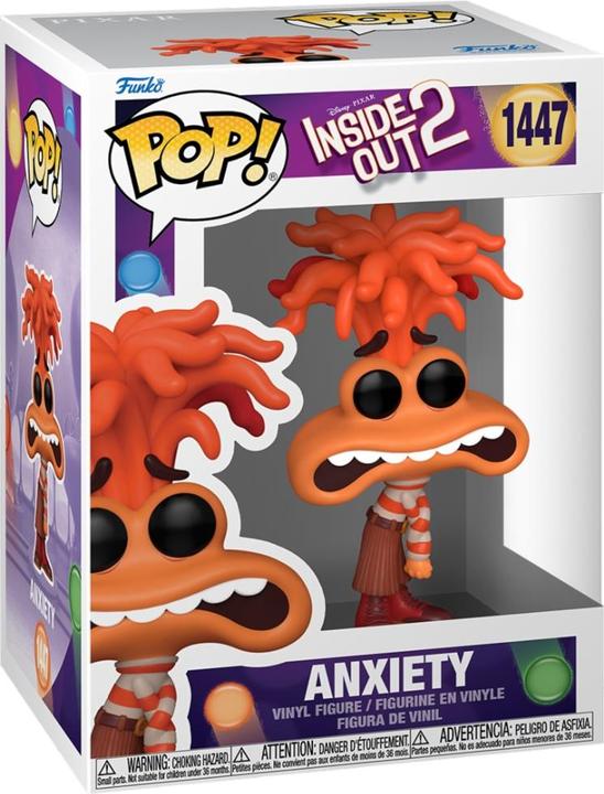 Actual product image Funko Everything is upside down 2 POP! Disney Vinyl Figure Anxiety 9 cm