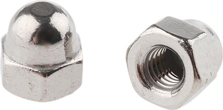 Produktbild RS PRO Hutmuttern Edelstahl A2 M3 (M3)