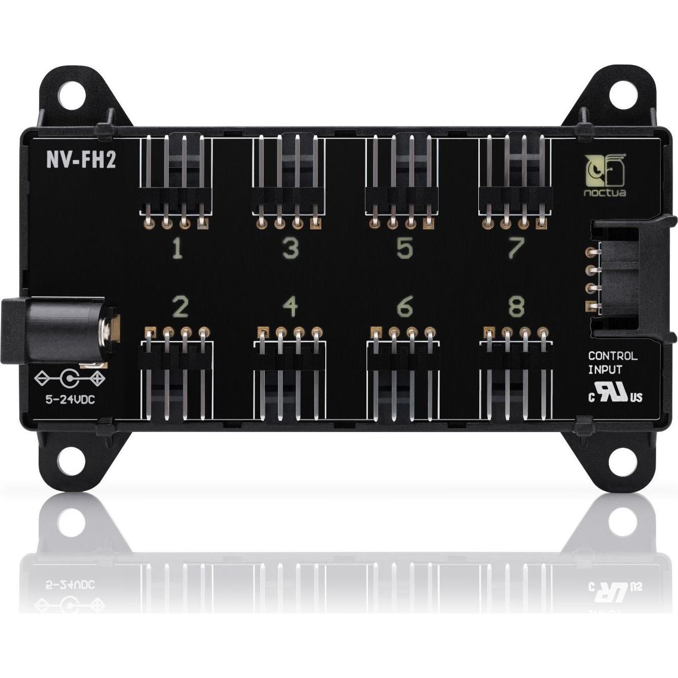 Noctua NV-FH2 8-port Fan Hub (schwarz) (8 Lüfter), Lüftersteuerung, Schwarz