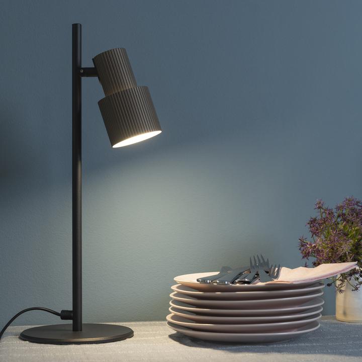 Image du produit Brilliant Cadiz lampe de table 41cm noir mat/bronze brossé (350 lm, GU10)