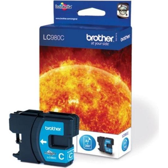 Brother, Druckerpatrone, LC980CBPDR - Cyan - Original - Blisterverpackung (Y)