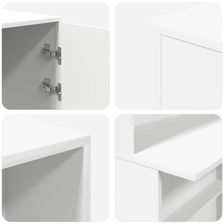 Actual product image VidaXL Reception counter White 180x50x103.5 cm Wood-based reception counter
