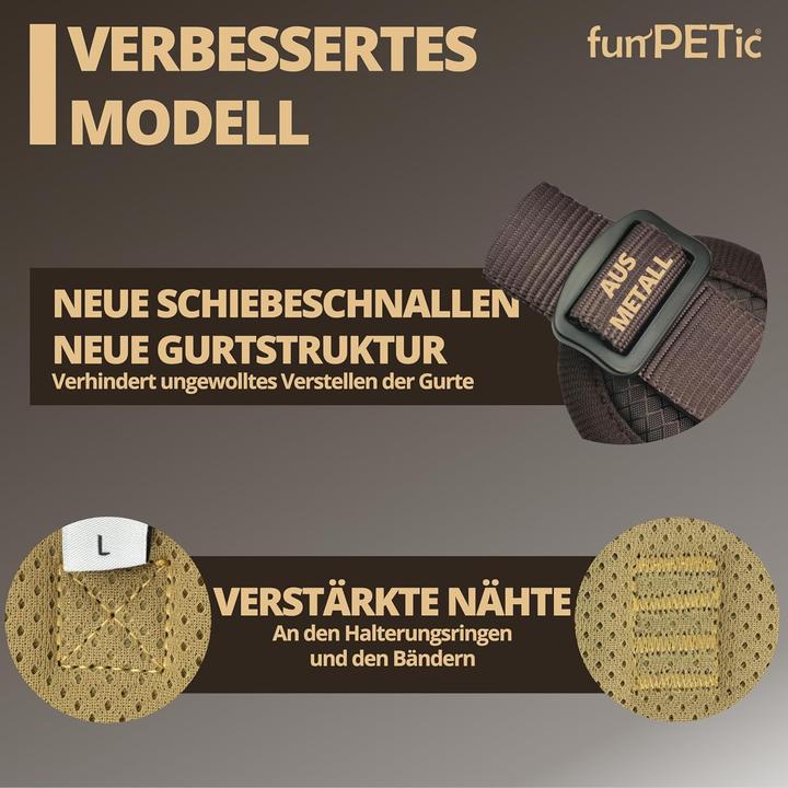 Image du produit Funpetic Anti-Zug Hundegeschirr - Essential (M, Chien)