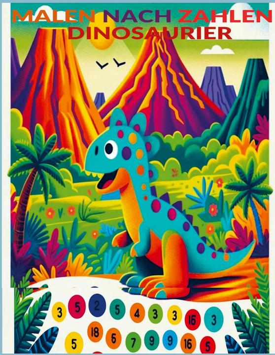 Produktbild Malen nach Zahlen - Dinosaurier