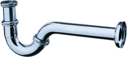 Produktbild hansgrohe HG Bidet-Röhrensiphon Standardmodell chrom (Urinal-Siphon, 1 1/4")