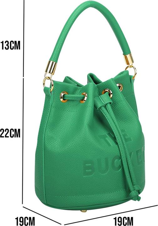 Actual product image Gallantry THE BUCKET Tasche genarbt Damen
