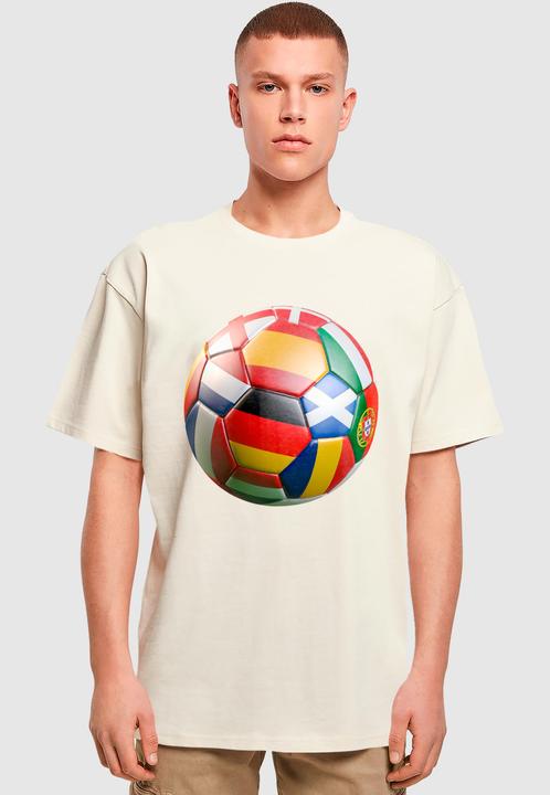 Produktbild Urban Classics Football's coming Home Europe Tour Oversize Tee - 141509 (M)