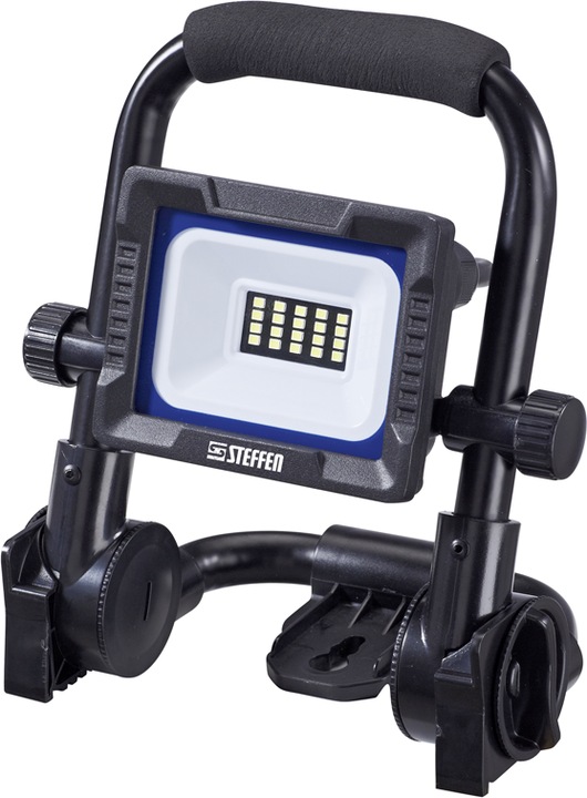 Produktbild Steffen WORKLIGHT LED Strahler 10W mit Traggriff und klappbarem Standfuss 5m (1600 lm)