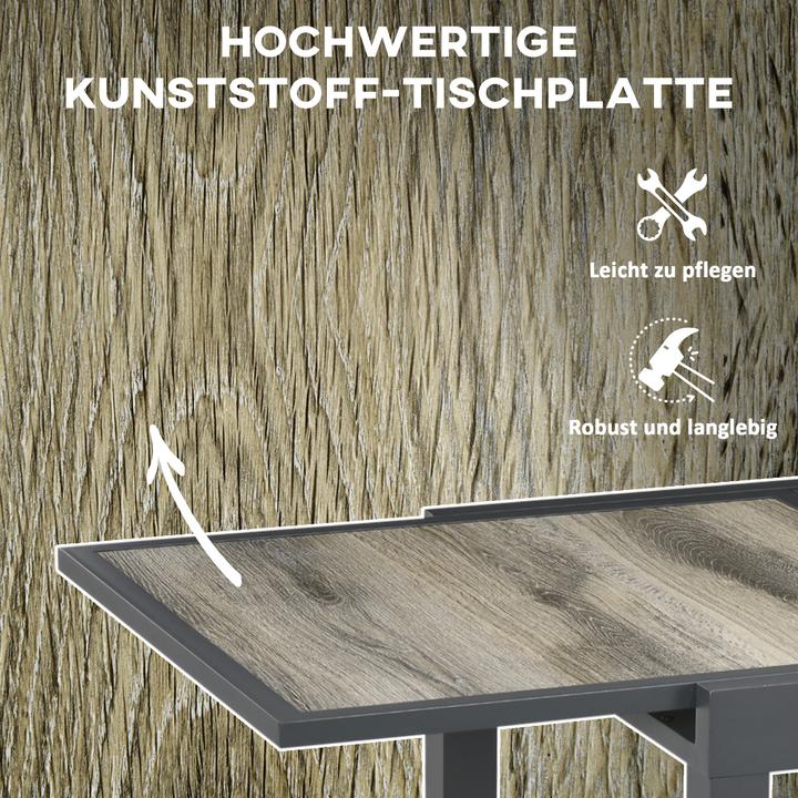 Produktbild Outsunny Gartentisch mit ausziehbarer Tischplatte (80 cm)