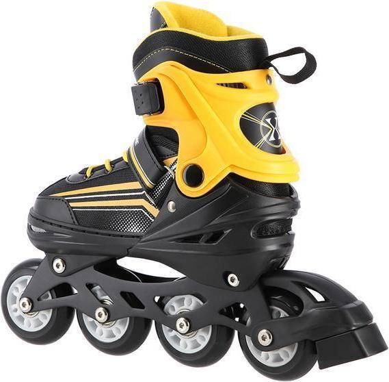 Immagine prodotto Nils Pattini a rotelle/pattini da hockey NH18190 2in1 nero-arancio - M (34-38) (34, 35, 36, 37, 38)