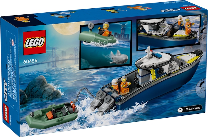 Produktbild LEGO Verfolgungsjagd im Polizeiboot (60456, LEGO City)