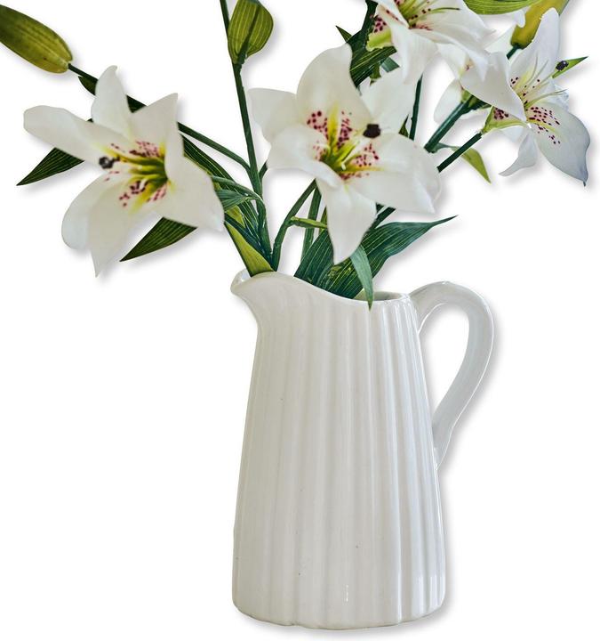 Produktbild Loberon Krug Belair weiss (1.30 l)