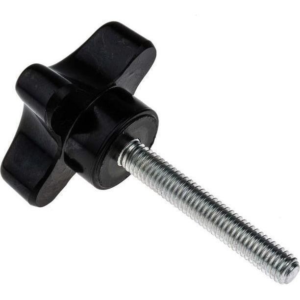 RS PRO, Allestimento mobili, Pomello a croce resina fenolica M6x40mm (10 pz.)